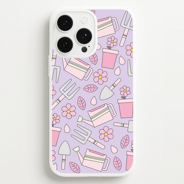 Gardening Tools - Spring Patterns - Spring Phone Case for iPhone 13 Pro Max