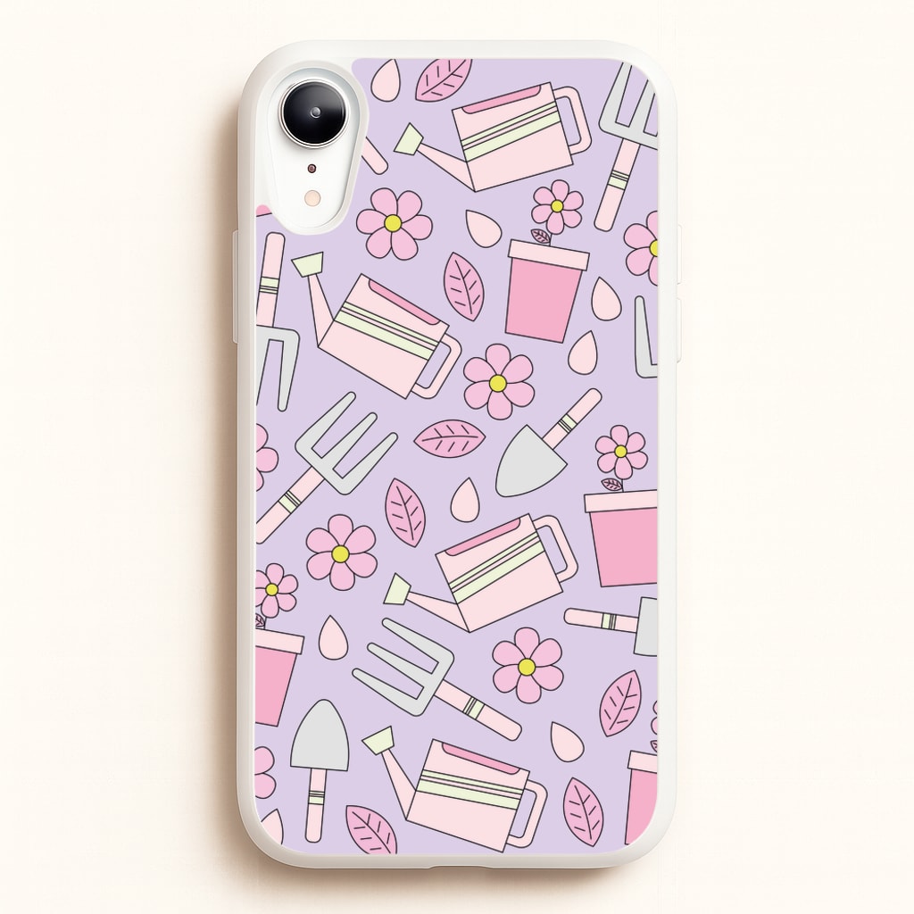Gardening Tools - Spring Patterns - Spring Phone Case for iPhone XR