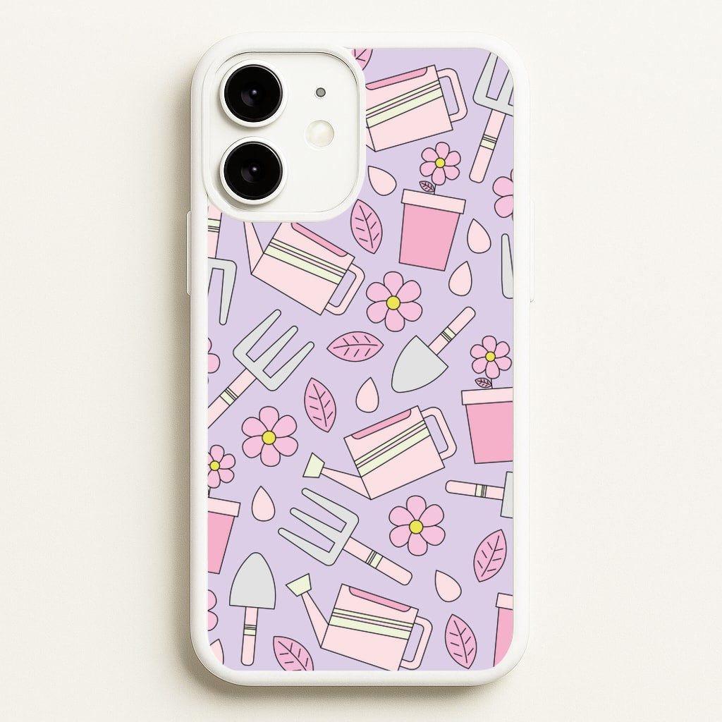 Gardening Tools - Spring Patterns - Spring Phone Case for iPhone 11