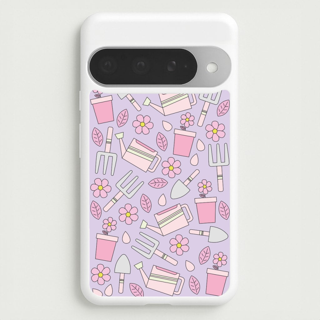 Gardening Tools - Spring Patterns Phone Case for Google Pixel 10 Pro XL
