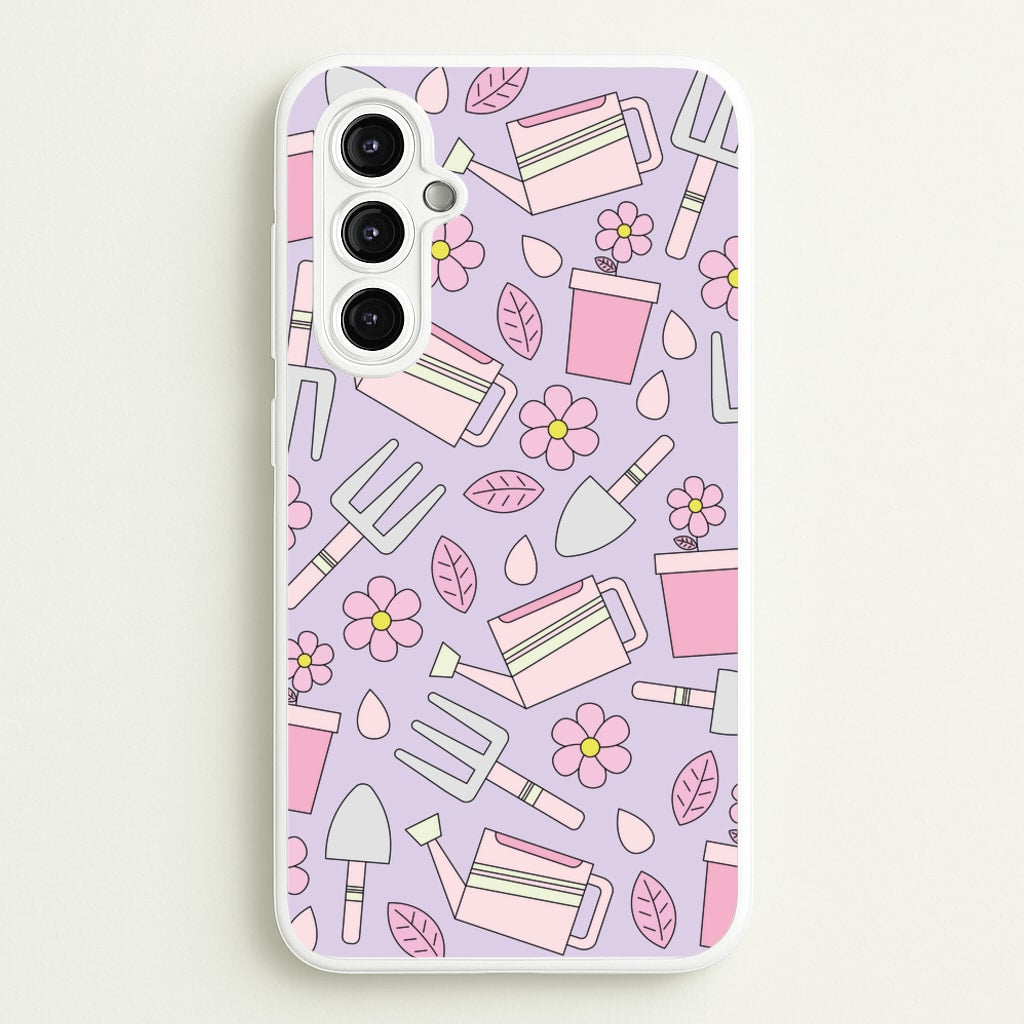 Gardening Tools - Spring Patterns - Spring Phone Case for Galaxy A14