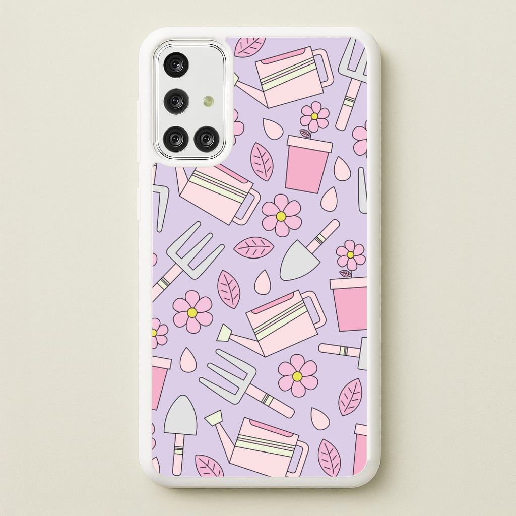 Gardening Tools - Spring Patterns - Spring Phone Case for Galaxy A71