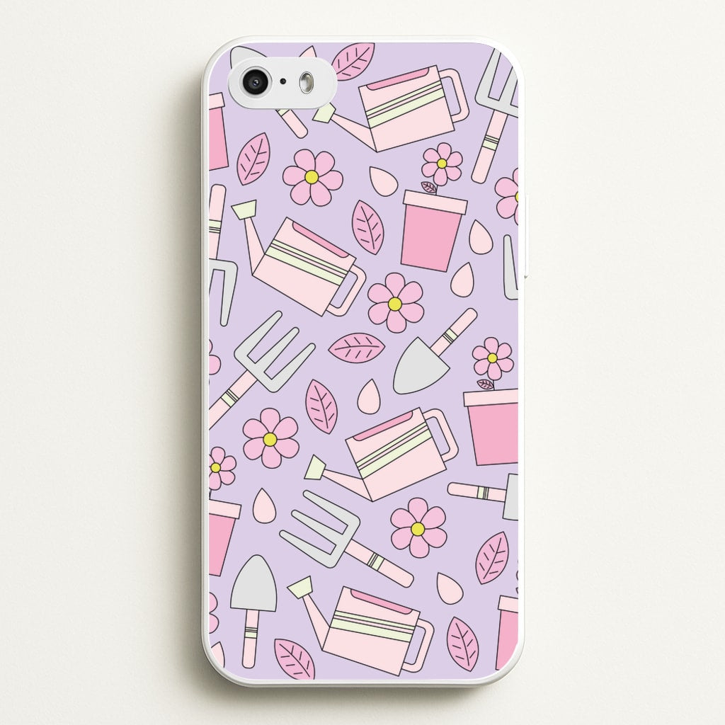 Gardening Tools - Spring Patterns - Spring Phone Case for iPhone 5 / 5s / SE 2016