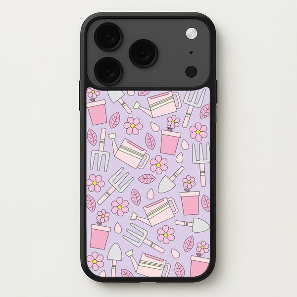 Gardening Tools - Spring Patterns Phone Case for iPhone 17 Pro Max
