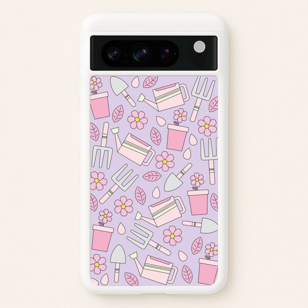 Gardening Tools - Spring Patterns - Spring Phone Case for Google Pixel 8 Pro
