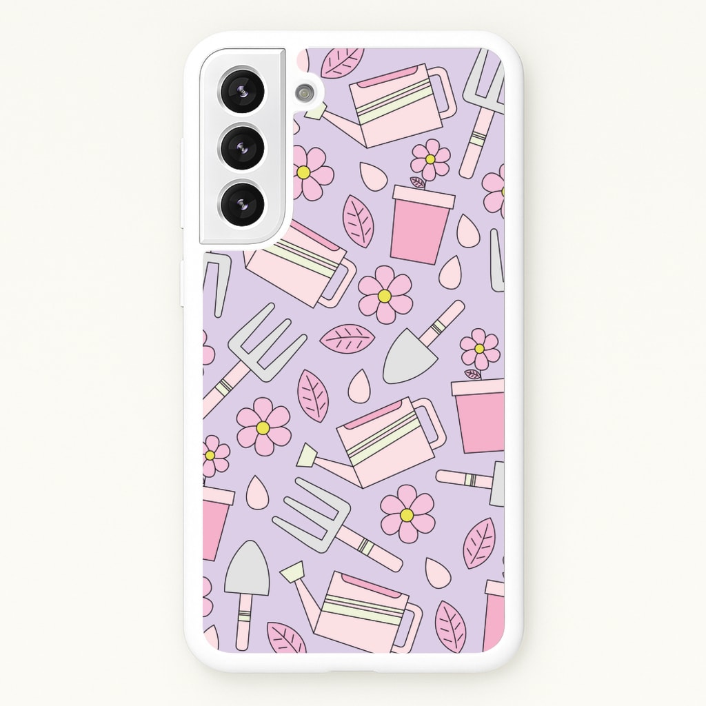 Gardening Tools - Spring Patterns - Spring Phone Case for Galaxy S21FE