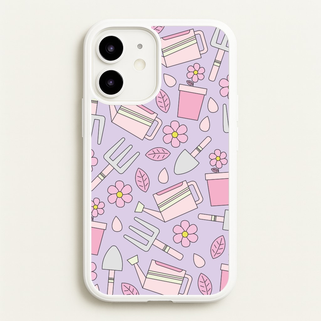 Gardening Tools - Spring Patterns - Spring Phone Case for iPhone 12 Mini