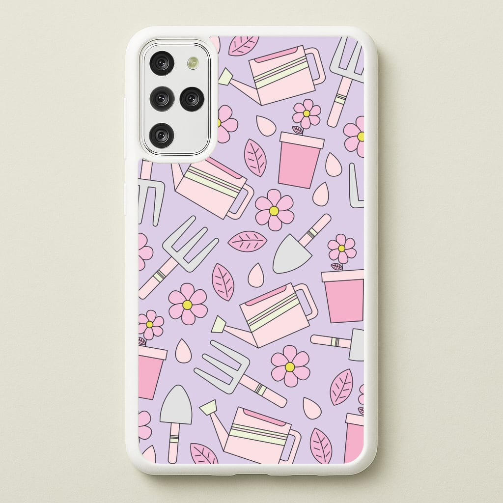 Gardening Tools - Spring Patterns - Spring Phone Case for Galaxy S20 Plus