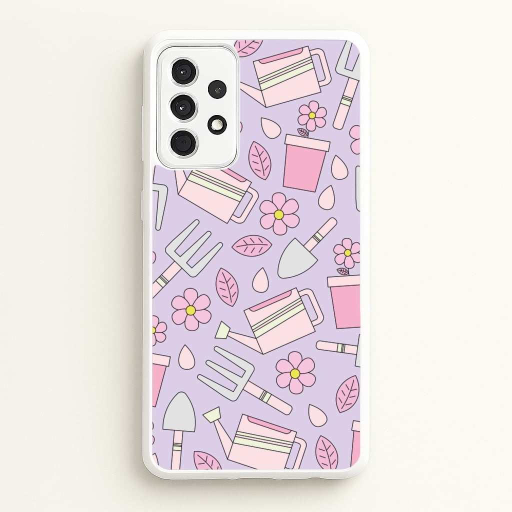 Gardening Tools - Spring Patterns - Spring Phone Case for Galaxy A52 / A52s