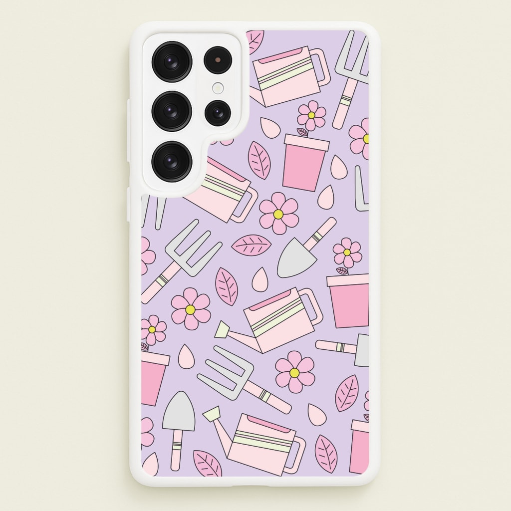 Gardening Tools - Spring Patterns - Spring Phone Case for Galaxy S23 Ultra