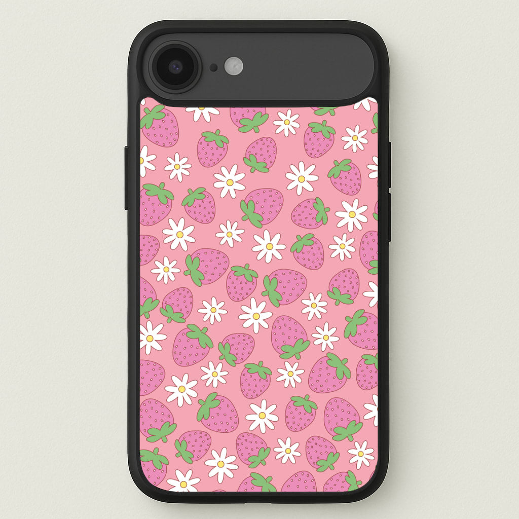 Pink Strawberries - Spring Patterns Phone Case for iPhone 17 Air