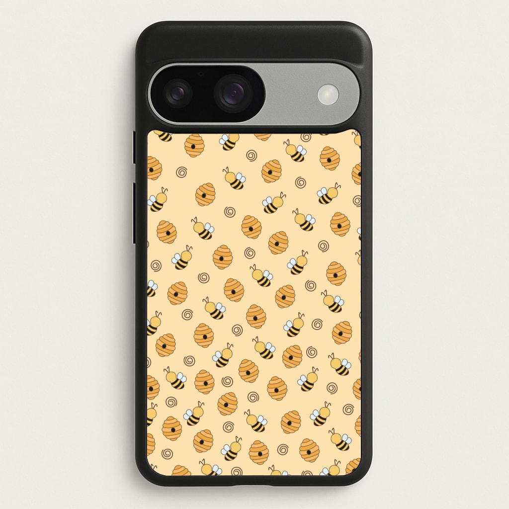 Honey Bees - Spring Patterns - Spring Phone Case for Google Pixel 9 / 9 Pro