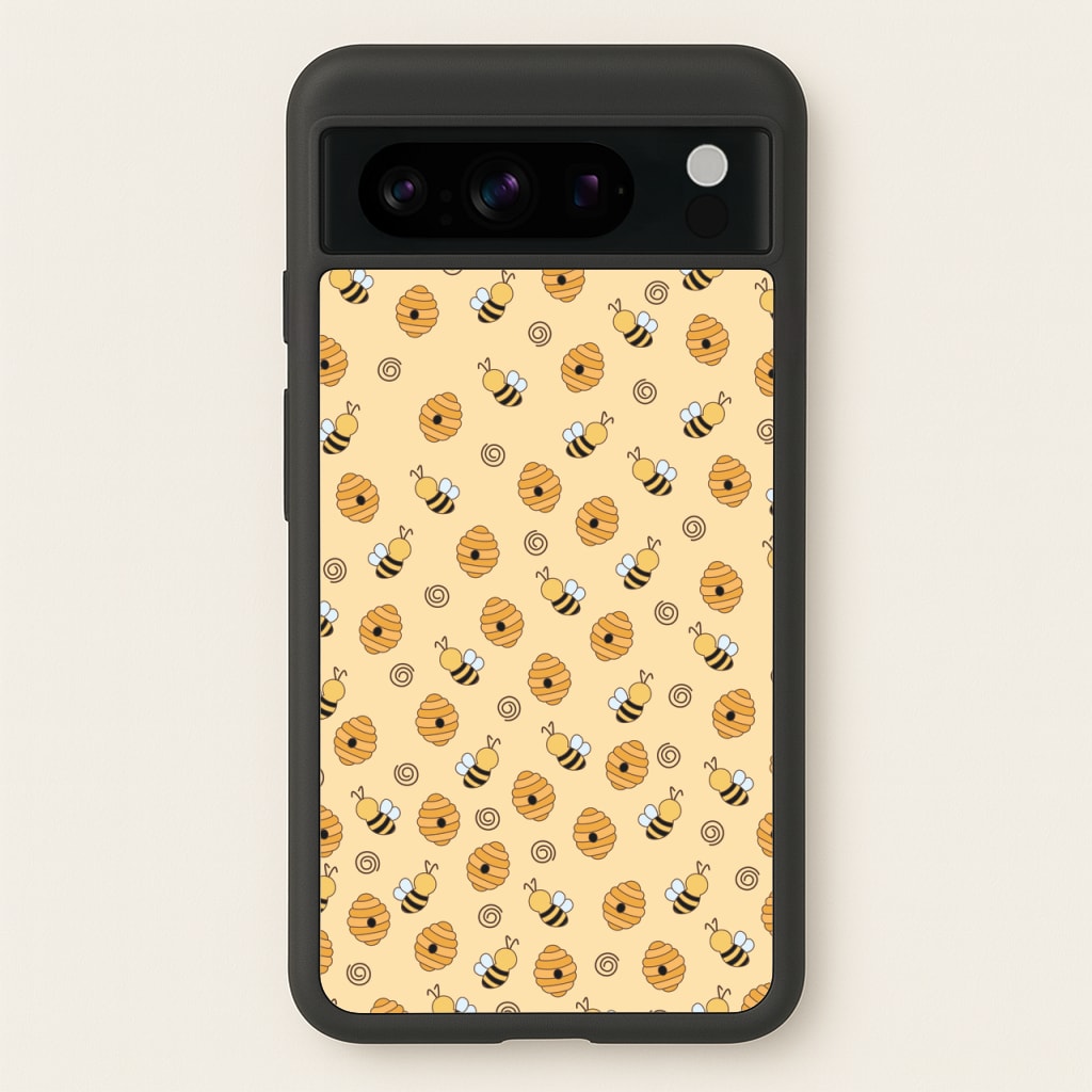 Honey Bees - Spring Patterns - Spring Phone Case for Google Pixel 8 Pro