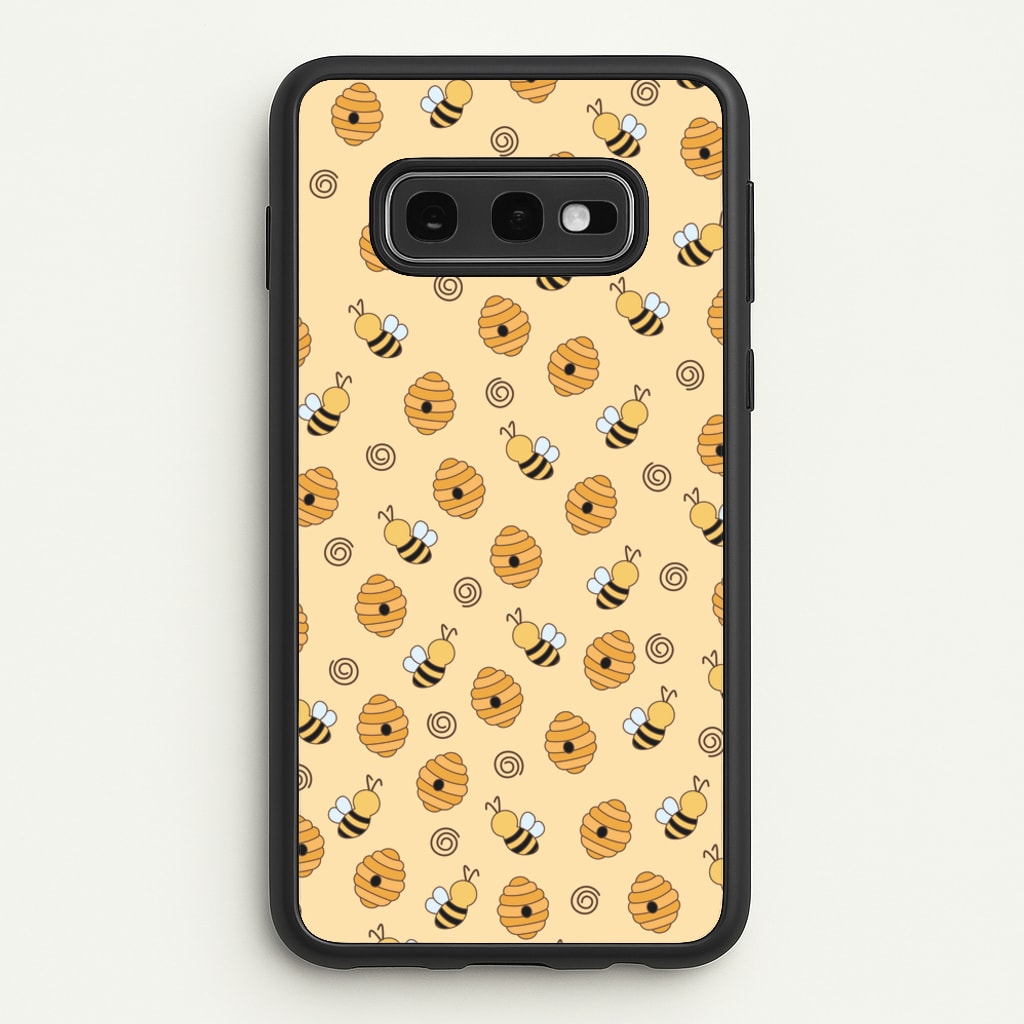 Honey Bees - Spring Patterns - Spring Phone Case for Galaxy S10e