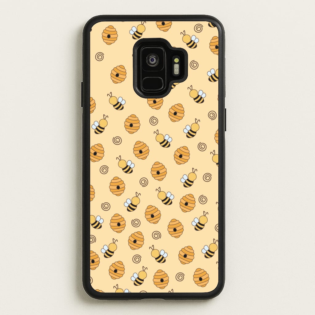 Honey Bees - Spring Patterns - Spring Phone Case for Galaxy S9