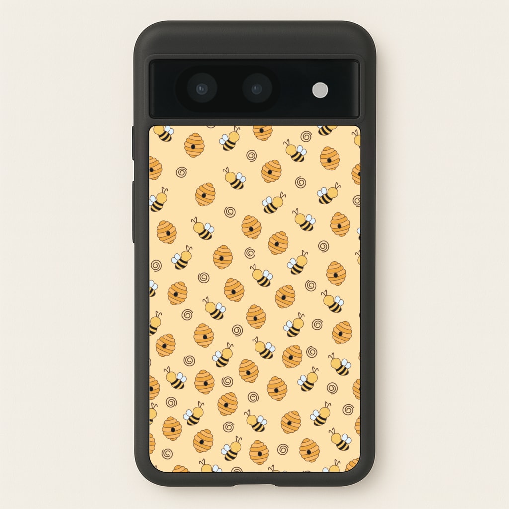 Honey Bees - Spring Patterns - Spring Phone Case for Google Pixel 8a