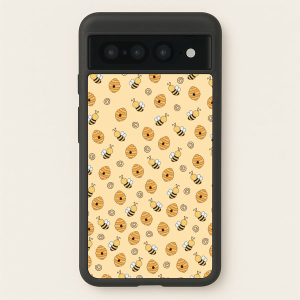 Honey Bees - Spring Patterns - Spring Phone Case for Google Pixel 7 Pro