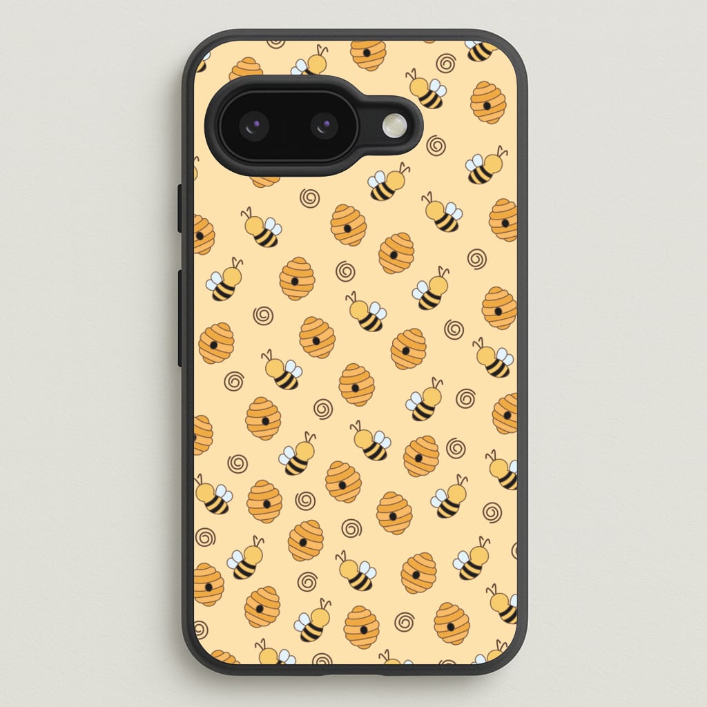 Honey Bees - Spring Patterns - Spring Phone Case for Google Pixel 9a