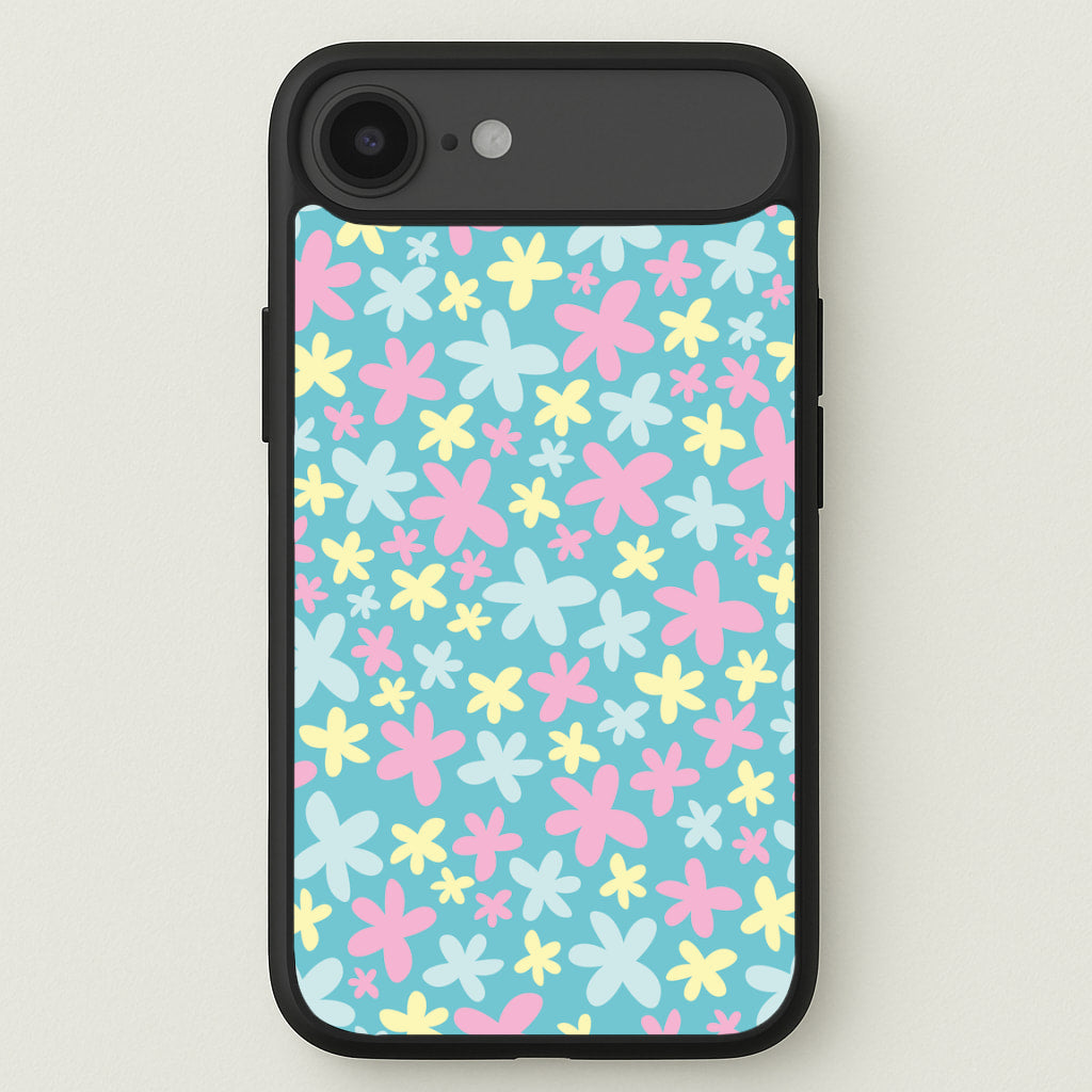 Blue, Pink And Yellow Flowers - Spring Patterns Phone Case for iPhone 17 Air
