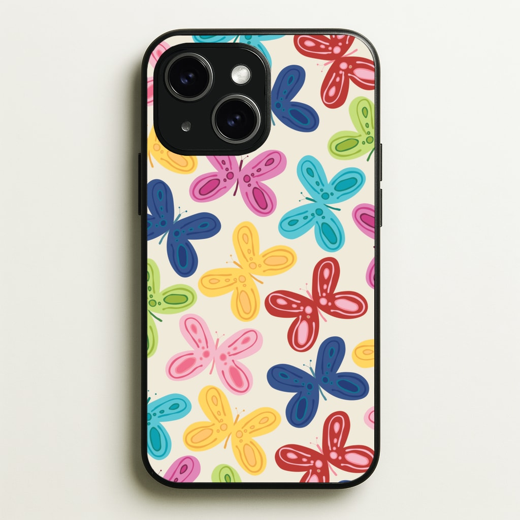 Butterflies - Spring Patterns - Spring Phone Case for iPhone 14