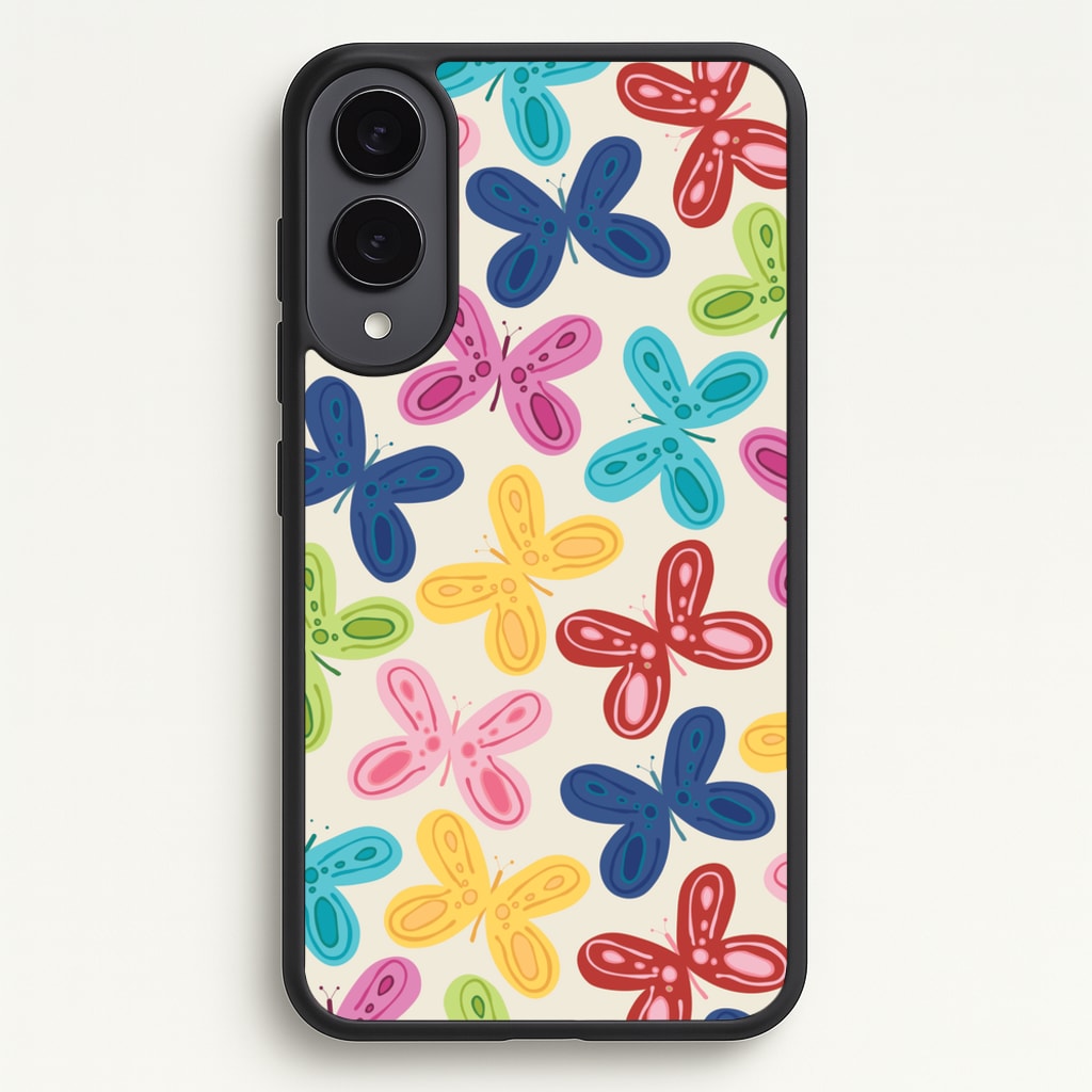 Butterflies - Spring Patterns - Spring Phone Case for Galaxy S25 Edge