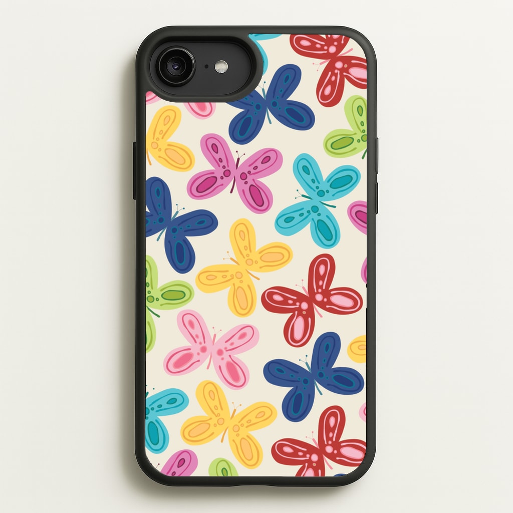 Butterflies - Spring Patterns - Spring Phone Case for iPhone 6 Plus / 7 Plus / 8 Plus