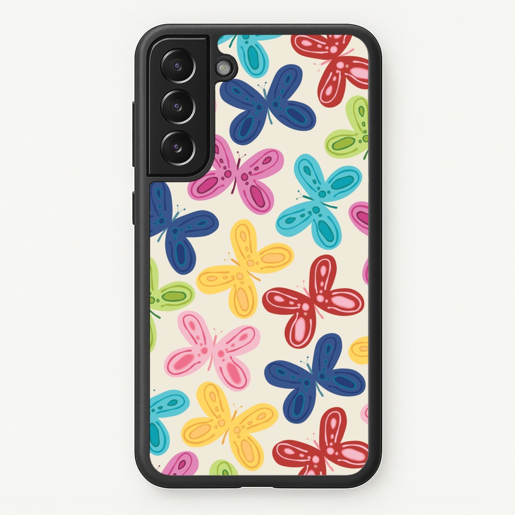 Butterflies - Spring Patterns - Spring Phone Case for Galaxy S22