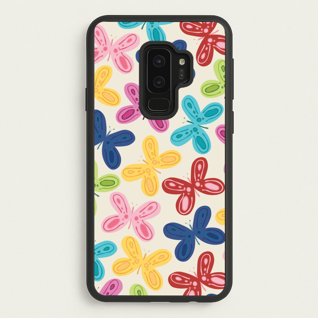 Butterflies - Spring Patterns - Spring Phone Case for Galaxy S9 Plus