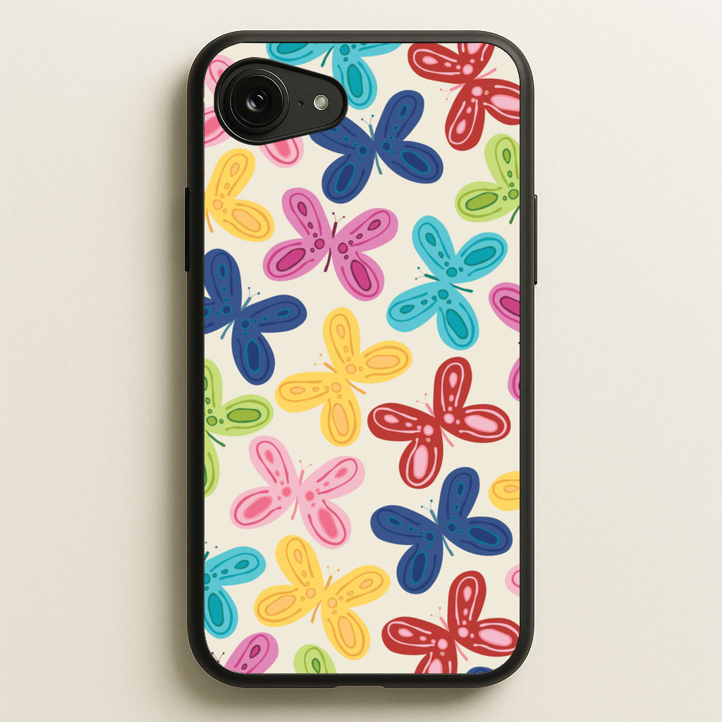 Butterflies - Spring Patterns - Spring Phone Case for iPhone 16e