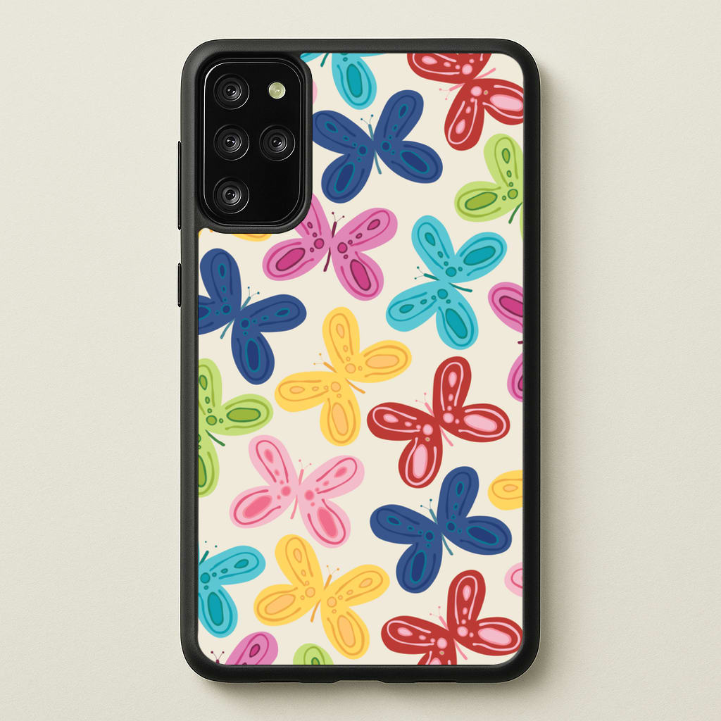 Butterflies - Spring Patterns - Spring Phone Case for Galaxy S20 Plus