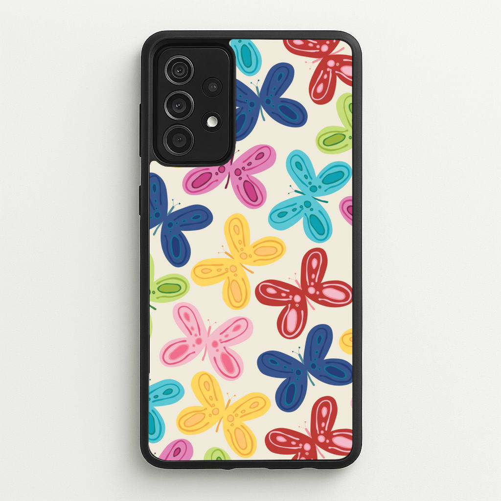 Butterflies - Spring Patterns - Spring Phone Case for Galaxy A52 / A52s