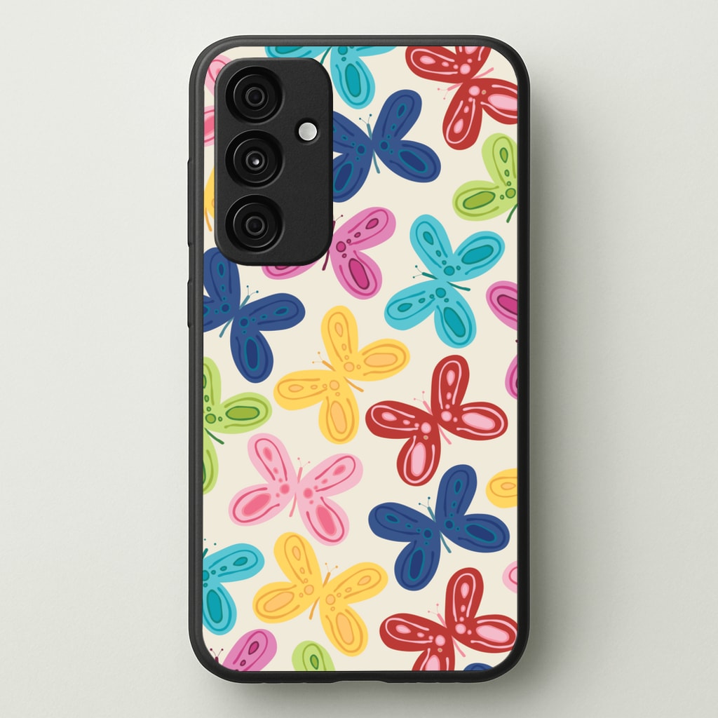 Butterflies - Spring Patterns - Spring Phone Case for Galaxy A35