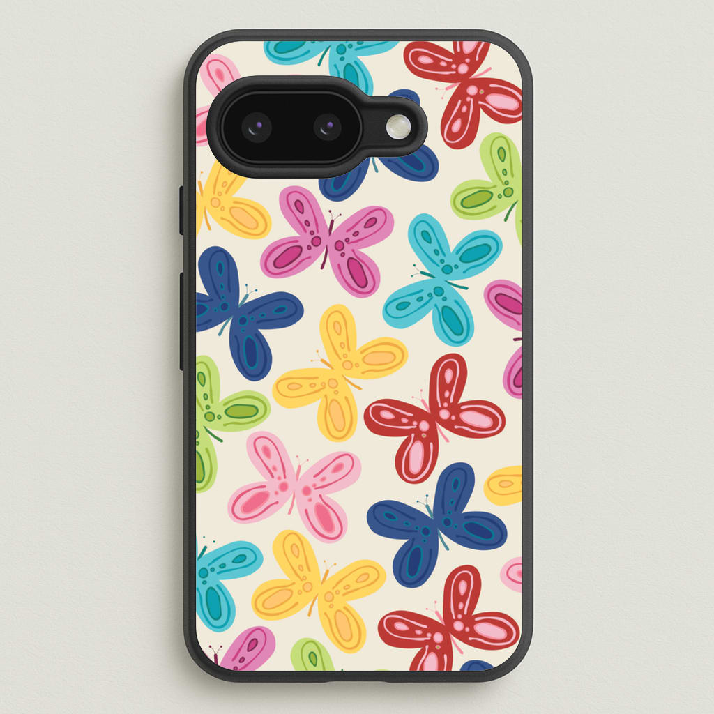 Butterflies - Spring Patterns - Spring Phone Case for Google Pixel 9a