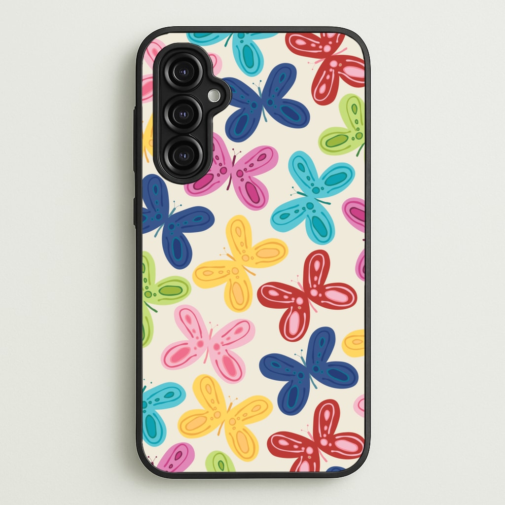 Butterflies - Spring Patterns - Spring Phone Case for Galaxy A14