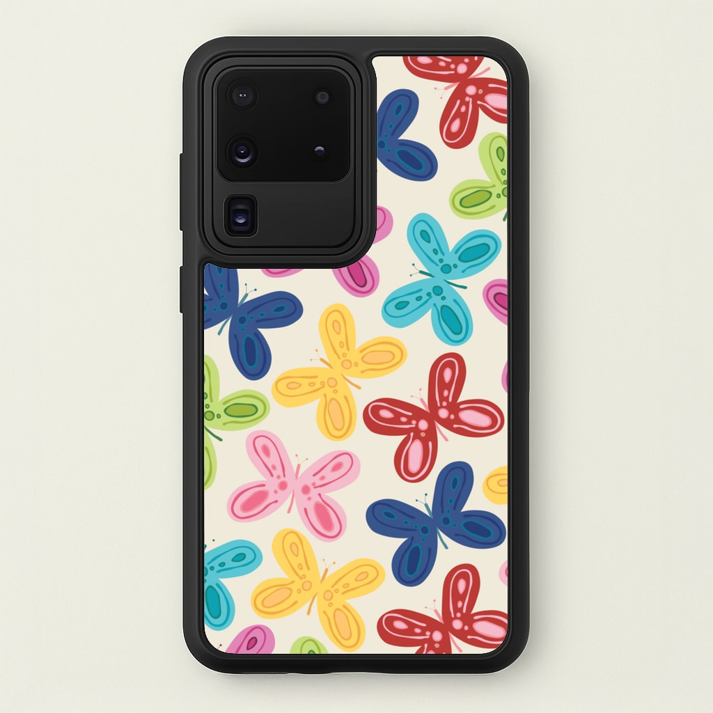 Butterflies - Spring Patterns - Spring Phone Case for Galaxy S20 Ultra