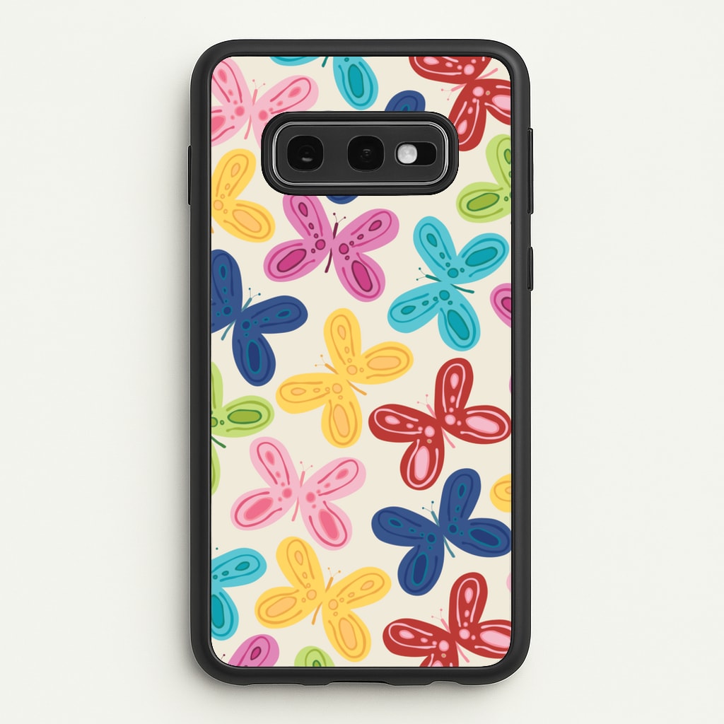 Butterflies - Spring Patterns - Spring Phone Case for Galaxy S10e