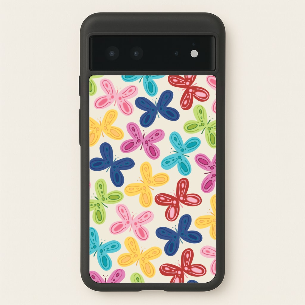 Butterflies - Spring Patterns - Spring Phone Case for Google Pixel 6