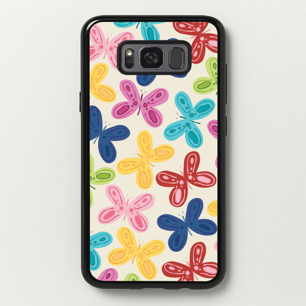 Butterflies - Spring Patterns - Spring Phone Case for Galaxy S8 Plus