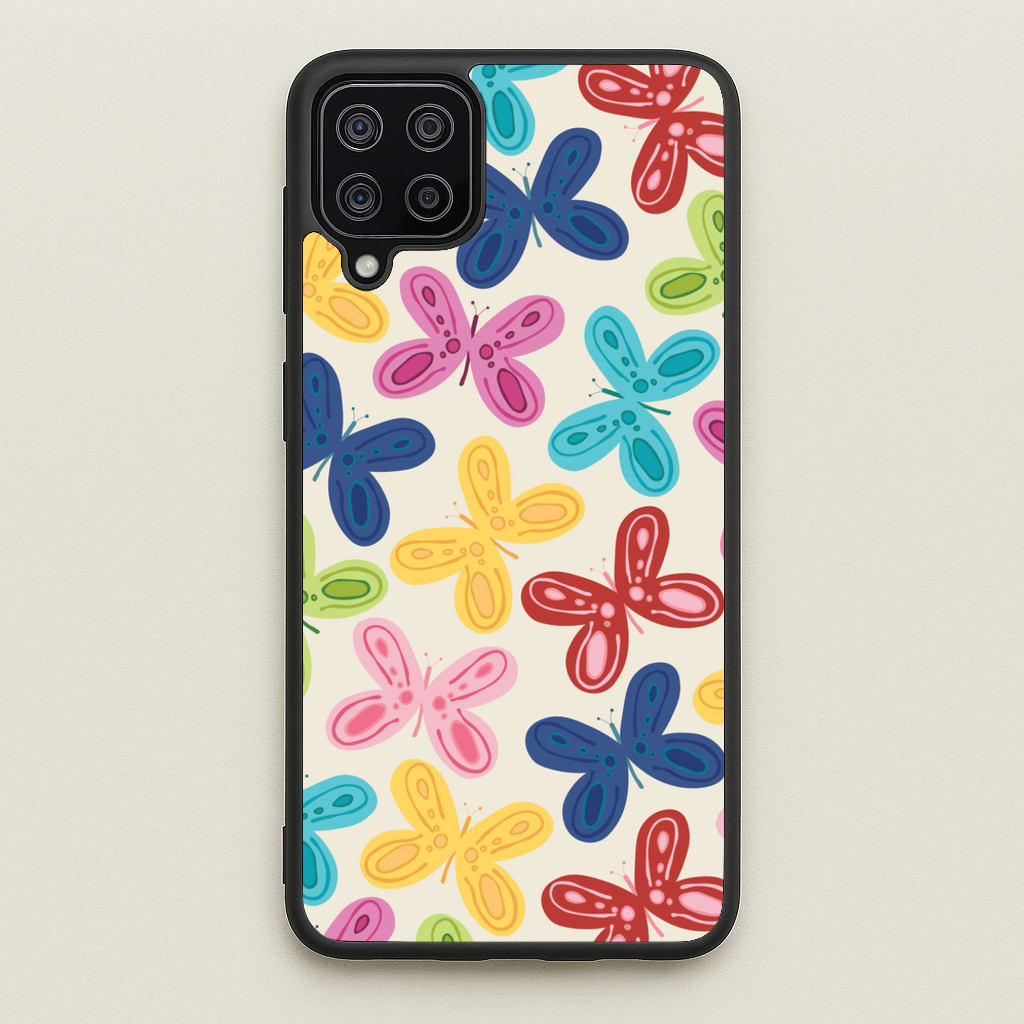 Butterflies - Spring Patterns - Spring Phone Case for Galaxy A12