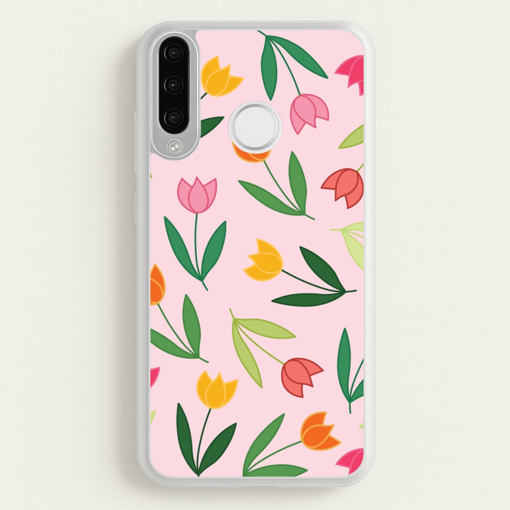 Tulips - Spring Patterns - Spring Phone Case for Huawei P30 Lite