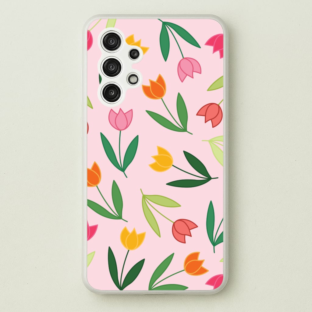 Tulips - Spring Patterns - Spring Phone Case for Galaxy A13