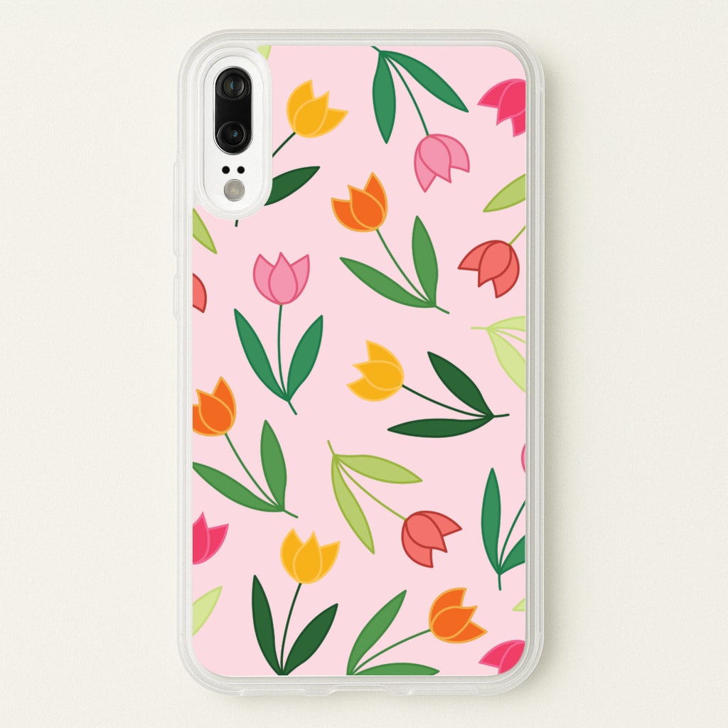 Tulips - Spring Patterns - Spring Phone Case for Huawei P20
