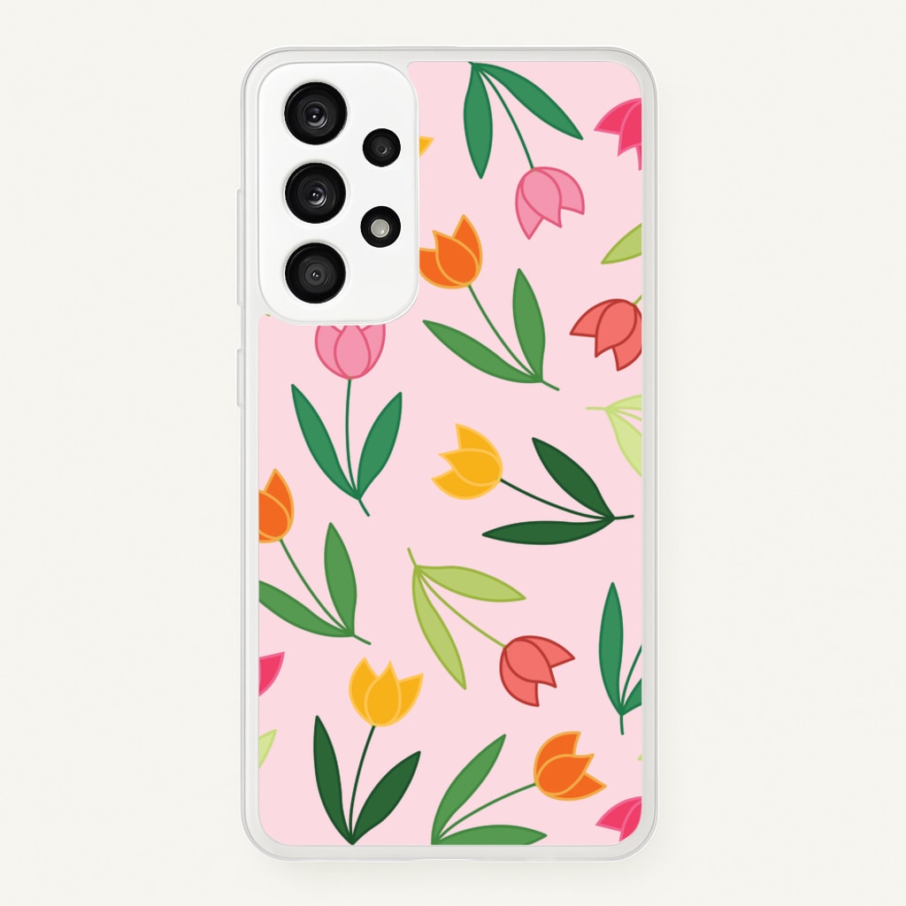 Tulips - Spring Patterns - Spring Phone Case for Galaxy A33