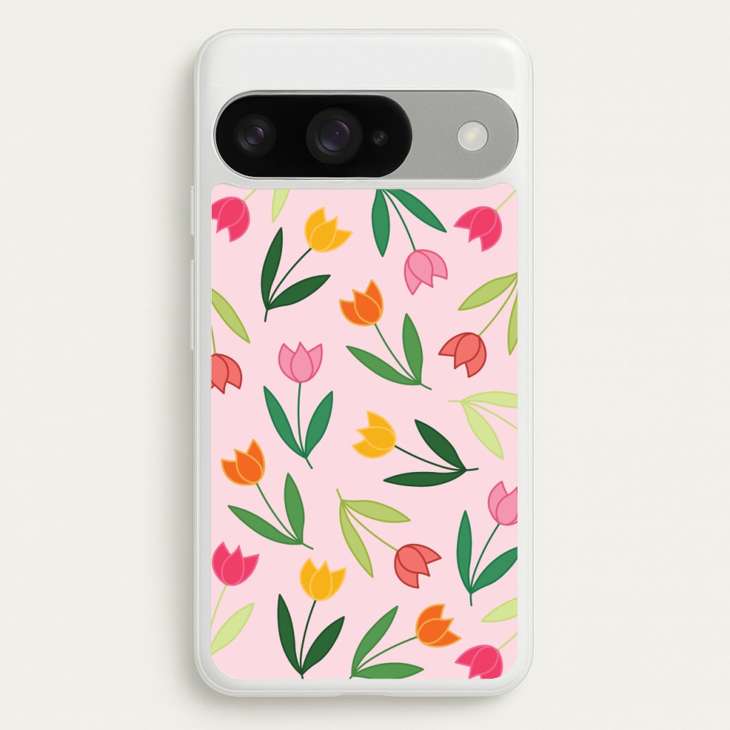 Tulips - Spring Patterns Phone Case for Google Pixel 10 / 10 Pro