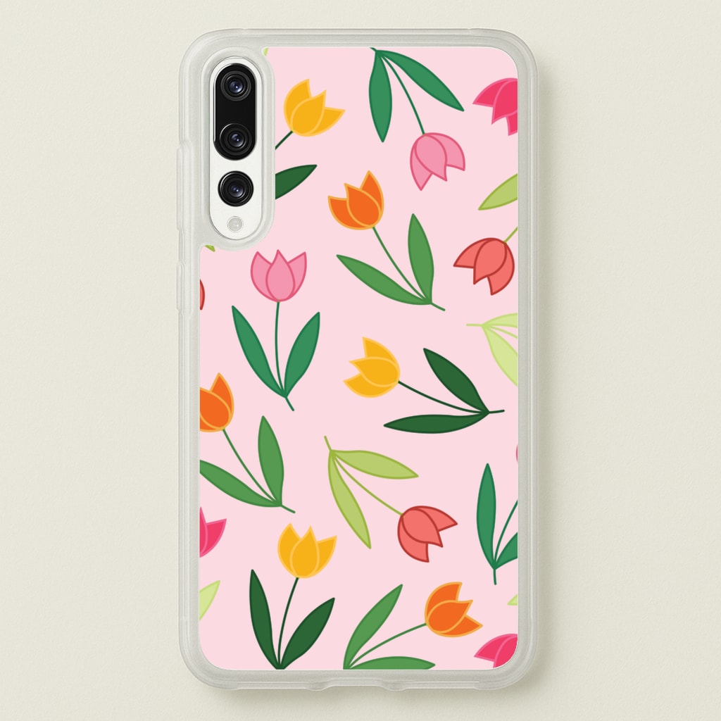 Tulips - Spring Patterns - Spring Phone Case for Huawei P20 Pro