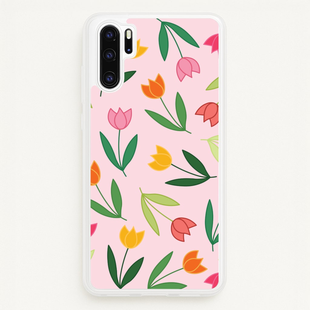 Tulips - Spring Patterns - Spring Phone Case for Huawei P30 Pro