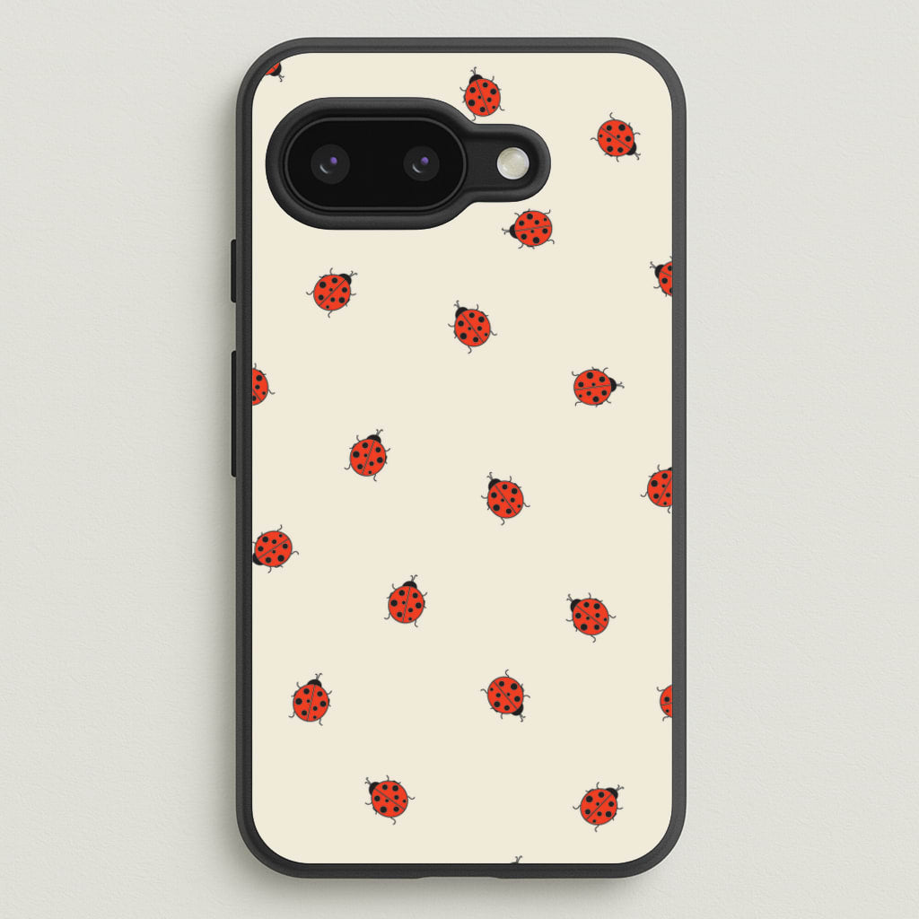 Ladybirds - Spring Patterns - Spring Phone Case for Google Pixel 9a