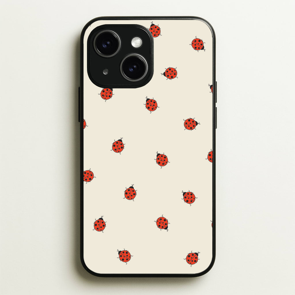 Ladybirds - Spring Patterns - Spring Phone Case for iPhone 14 Plus