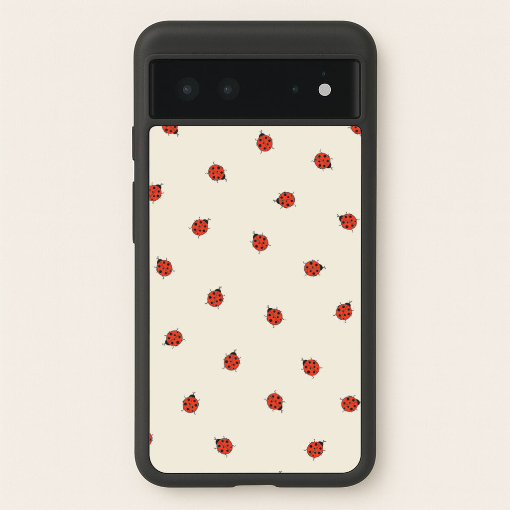 Ladybirds - Spring Patterns - Spring Phone Case for Google Pixel 6