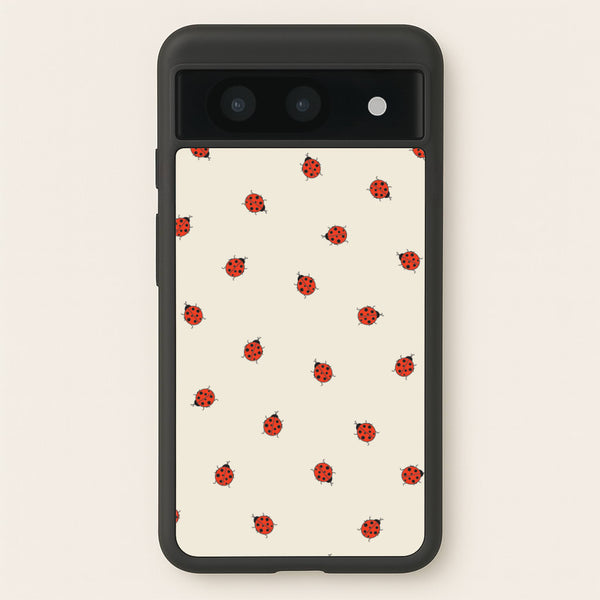 Ladybirds - Spring Patterns - Spring Phone Case for Google Pixel 8a